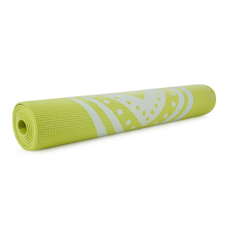 ECO WELLNESS - QB 8300LG - Mata do jogi z nadrukiem 4 mm