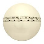 ATHLETIC24 Trainer 65cm biała - Piłka fitness