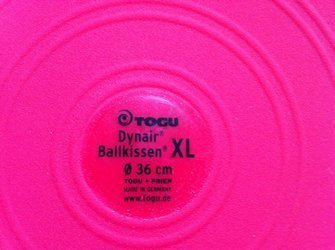 TOGU 400377 - Dysk korekcyjny DynAir Senso XL 36 cm, różowy