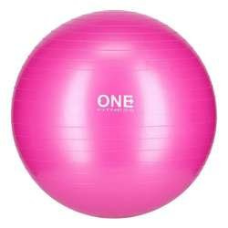 ONE FITNESS GB10 55CM PINK - 17-42-151 - Piłka gimnastyczna 55cm
